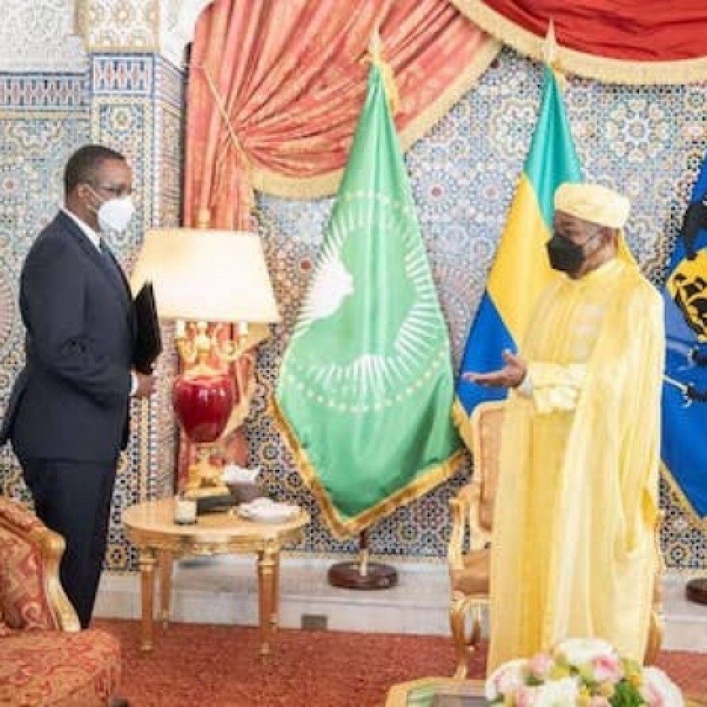 GABON/RWANDA : Vincent Biruta reçu par Ali Bongo Ondimba à Libreville