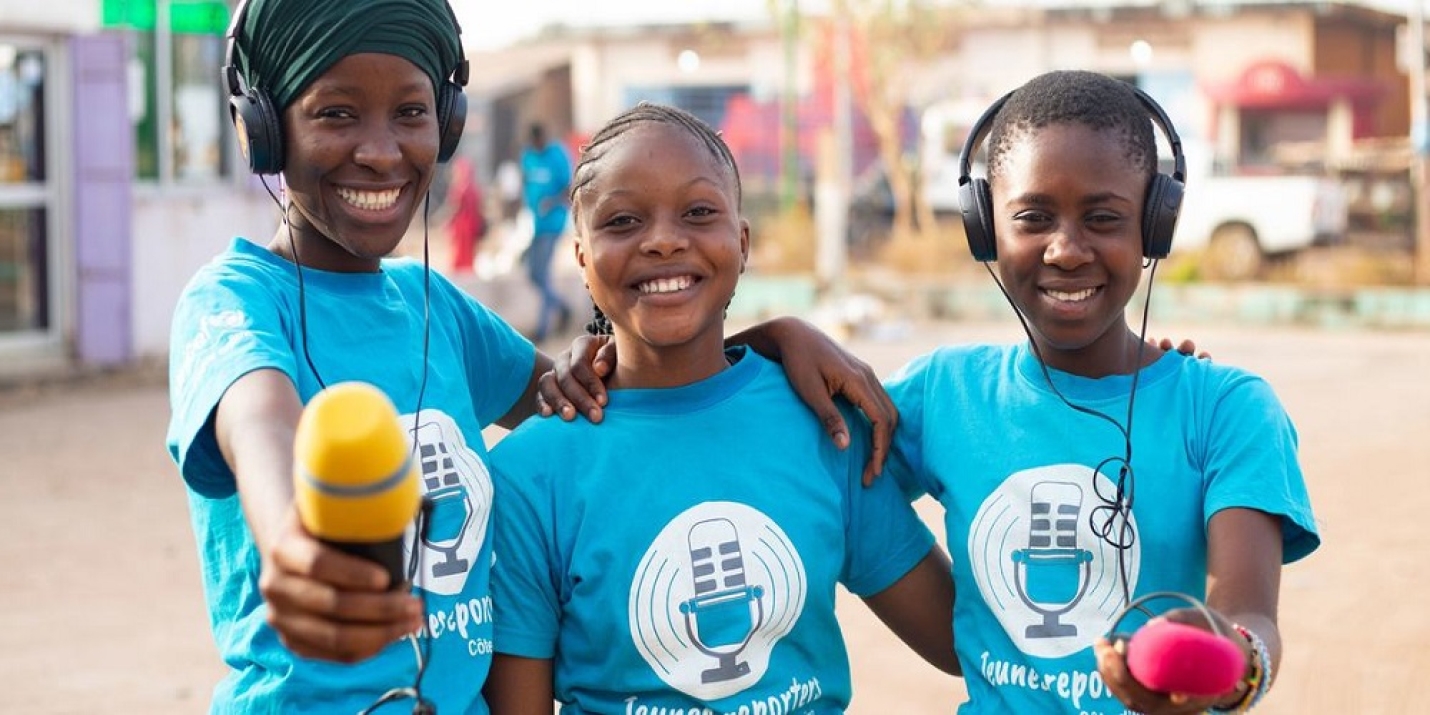 Des jeunes formés à la radio et au journalisme à Odienné, en Côte d&#039;Ivoire (photo d&#039;archives).