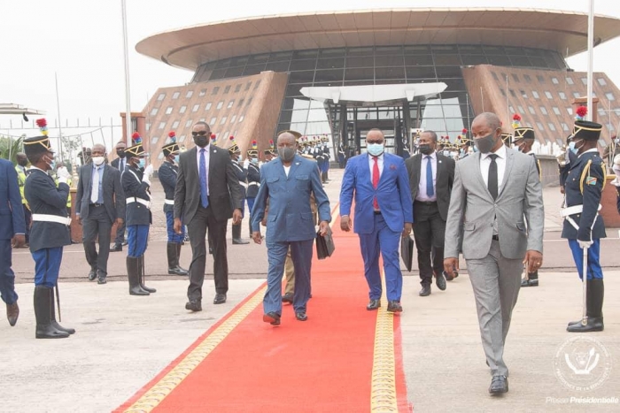 Le Président Evariste NDAYISHIMIYE a quitté Kinshasa pour regagner Gitega