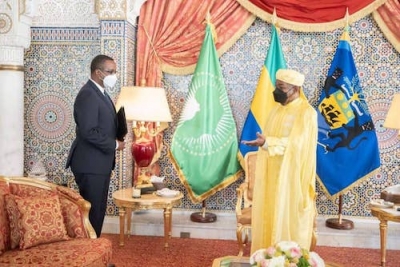 GABON/RWANDA : Vincent Biruta reçu par Ali Bongo Ondimba à Libreville