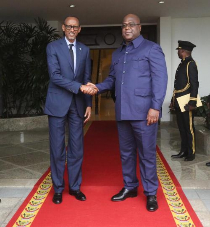 L&#039;intégration de la RDC à la communauté des Etats d’Afrique de l’Est, au centre des écheanges entre Félix Tshisekedi et Paul Kagame à Rubavu