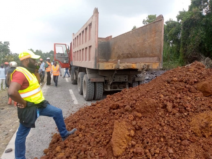 Goma : le gouvernement congolais cherche l&#039;issu de secours pour la route coupée par la lave
