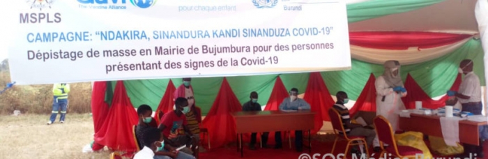 Burundi : le test de covid-19 coûte très cher à ceux qui sortent le pays