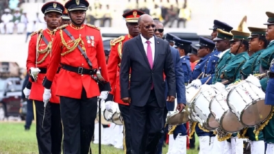 A l'unanimité, le président John Magufuli a été désigné samedi comme candidat à sa réélection lors des élections générales prévues en octobre. STRINGER / AFP